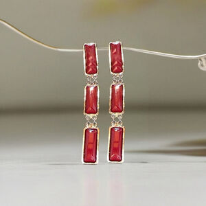 Handcrafted earrings made with quality Austrian crystal